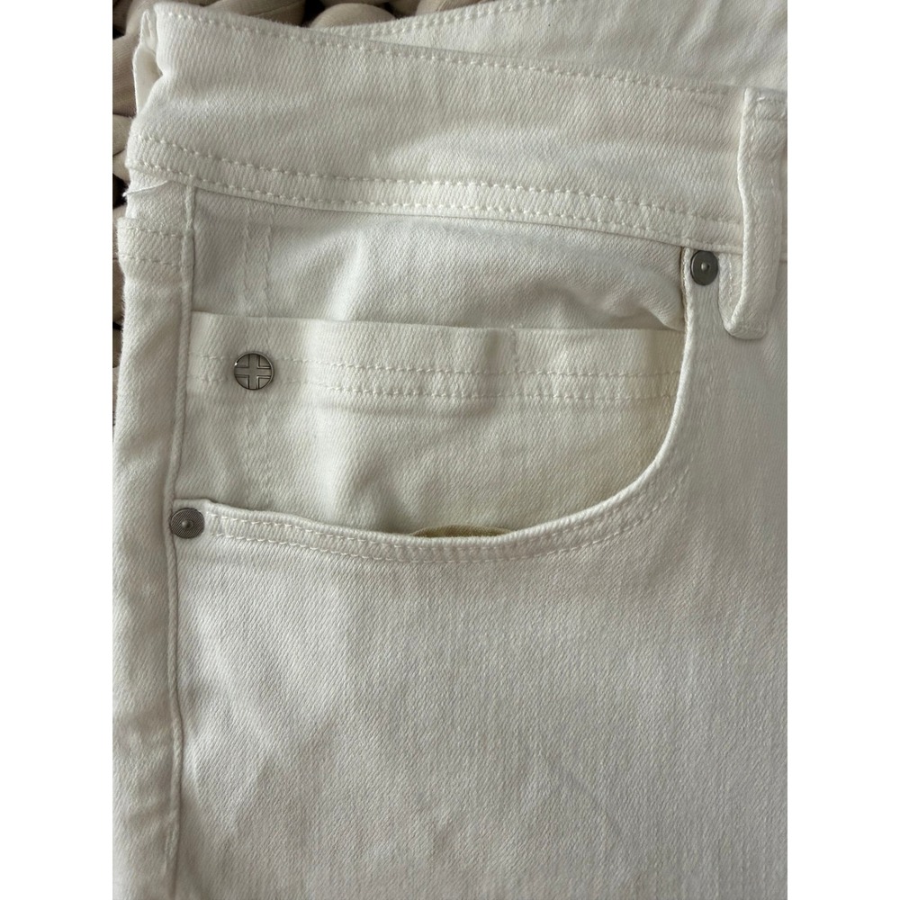 NWT Liverpool Los Angeles‎ Eco The Keeper Boyfriend Jeans Plus White Stretch 14W - Picture 8 of 15